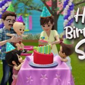 Happy Birthday Song – 3D Animation Nursery Rhymes